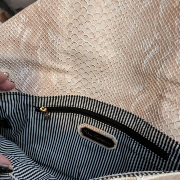 Faux python envelope purse. - Picture 3 of 4